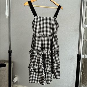 Plaid mini dress 🖤